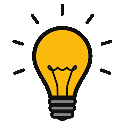 Une ampoule comme logo pour le centre de conseils